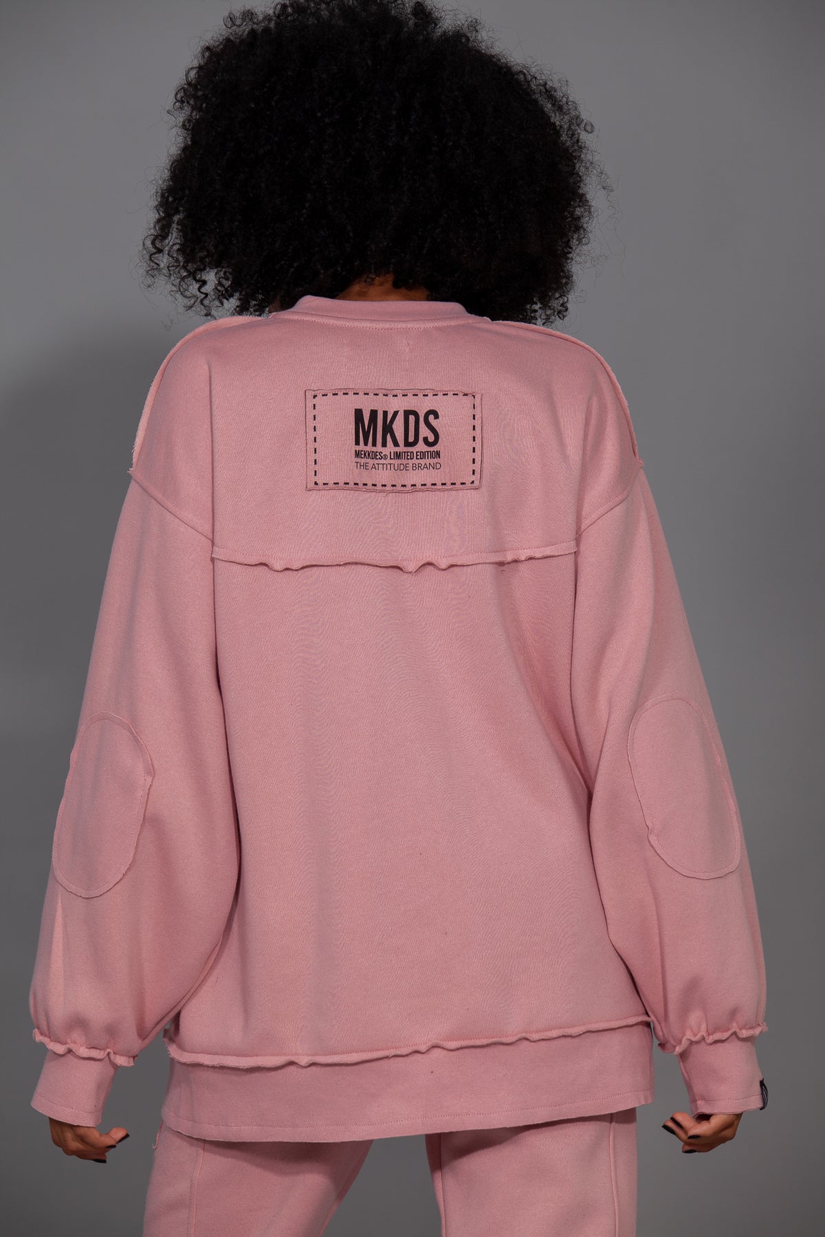 Sudadera Oversized con Estampado Pink para Dama, Gris – Waldo's