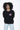 Sudadera unisex negro lavado LA smiley