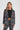 Blazer capucha desmontable print gris